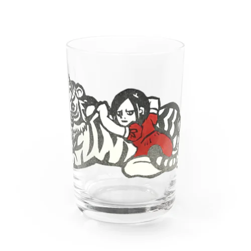 虎と女の子「依存」 グラス