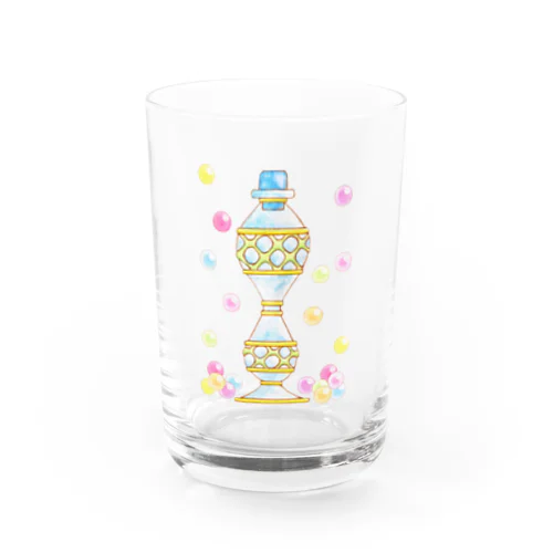 魔法少女の不思議な香水瓶と魔法玉石 ブルー Water Glass