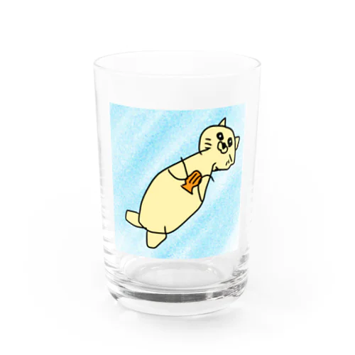 ラッコの楽子ちゃん Water Glass