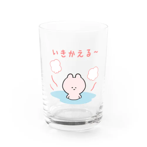 いきかえる低気圧めまいちゃん Water Glass