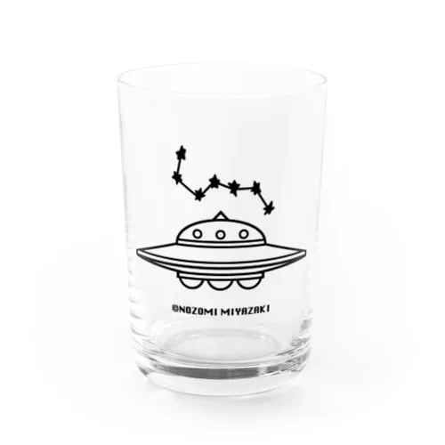 UFO発見 Water Glass