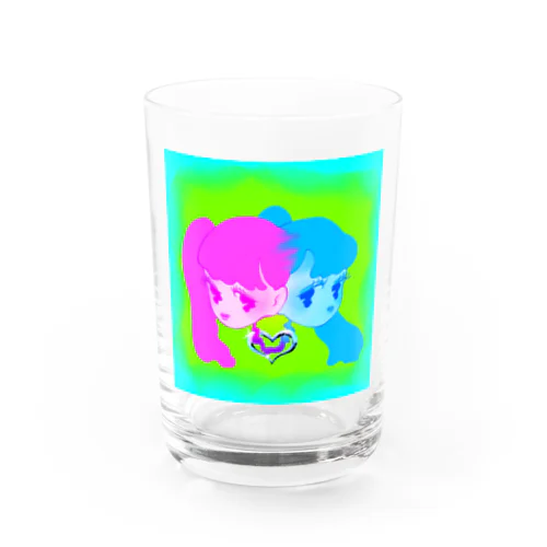 らぶりーついんず Water Glass