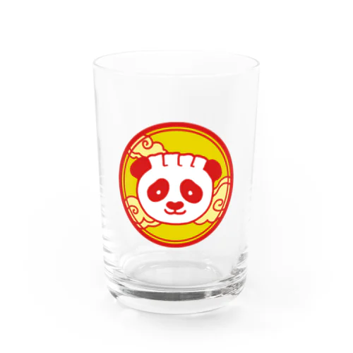 餃子熊猫　円 グラス