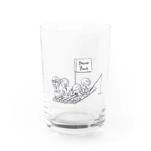 raft イカダ  Water Glass