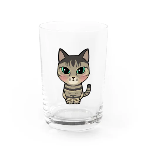 はにゃちゃん Water Glass