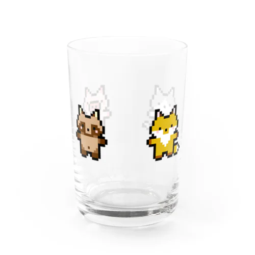 しりとり動物グラス Water Glass