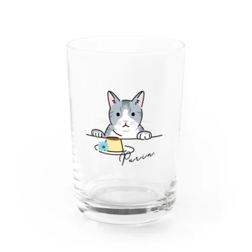 ひょっこりプリンくんグラス Water Glass