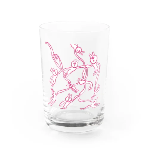 つながりたいうさぎ達 Water Glass