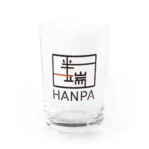 HANPA 半端　オフィシャルロゴアイテム Water Glass