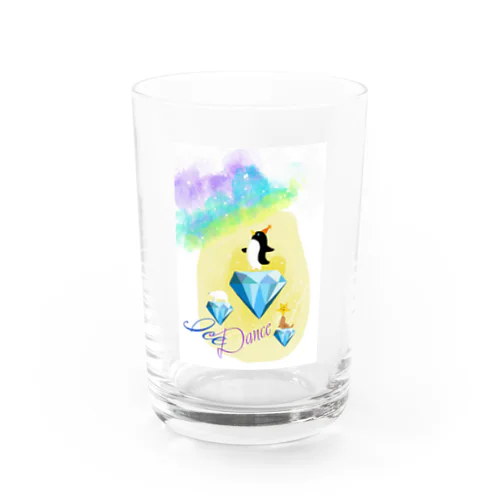 Ice Danceイラスト入り　オリジナルハンカチ Water Glass