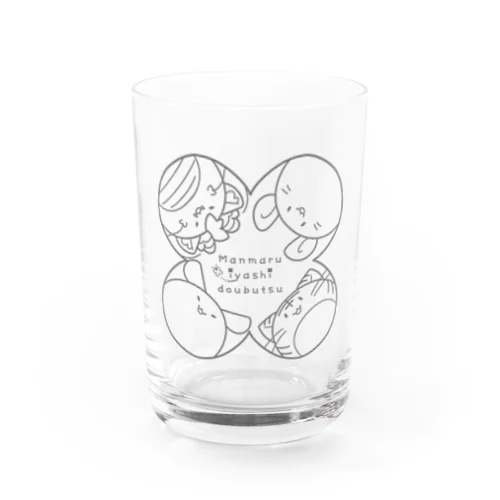 まんまるいやしどうぶつ🍀 Water Glass