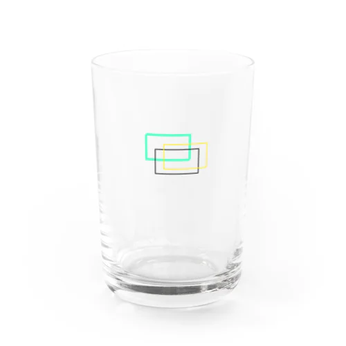 またきてしかく Water Glass