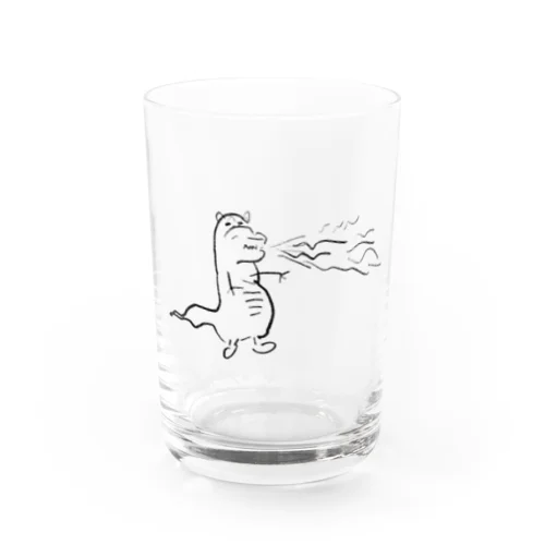 味のあるきょうりゅうくん Water Glass