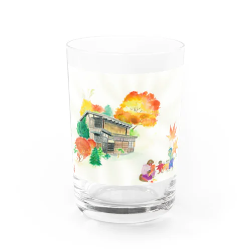 秋祭りの準備 Water Glass