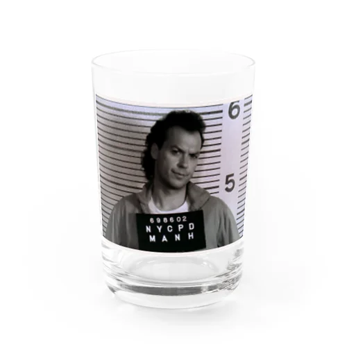 Michael Keaton - Mugshot Water Glass