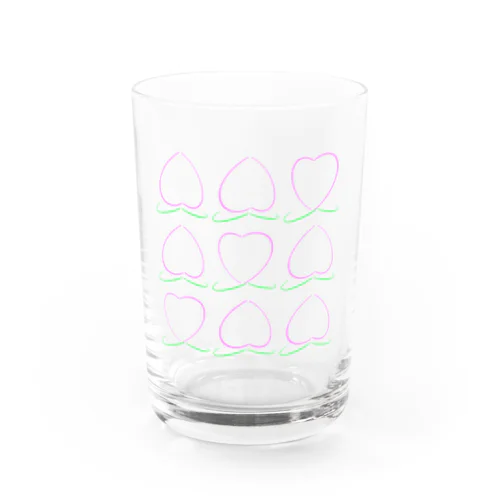桃ビンゴ Water Glass