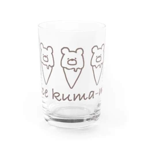 ice kuma-mʕ•ﻌ•✻ グラス