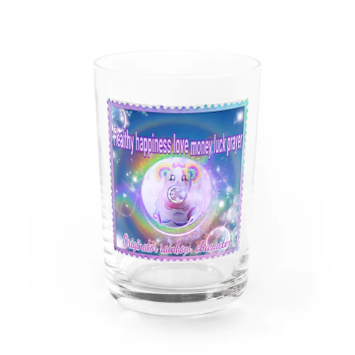 元祖　虹色キャラクター🌈Wonderful Water Glass