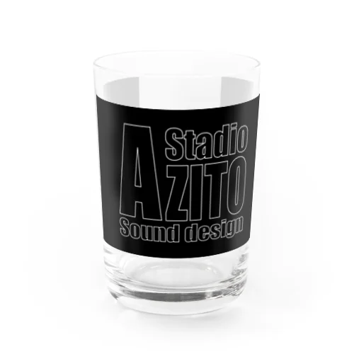 スタジオ アジト LOGO  Water Glass