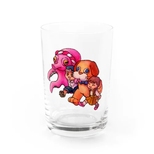 足並みそろえて遊びましょ Water Glass