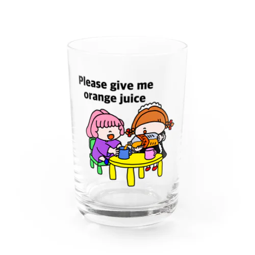 べにちゃんがジュースつぐよ Water Glass