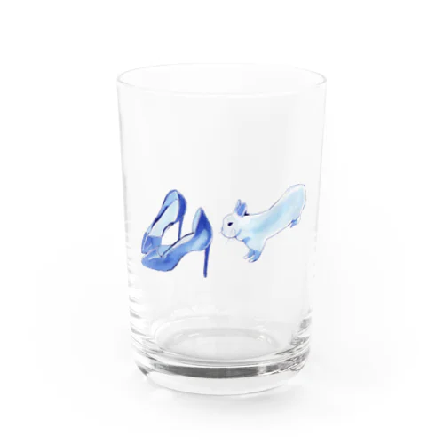 憧れの靴とうさぎ Water Glass