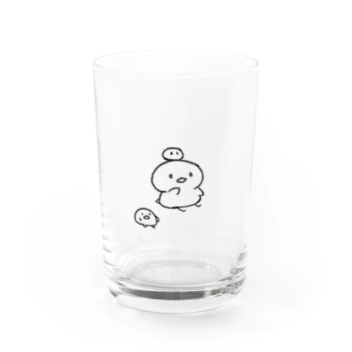ぬくとん＆ひよこ Water Glass