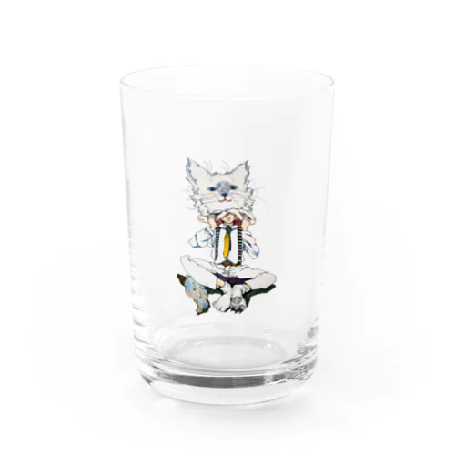 チャリティー【ねこをかぶる·深くかぶる】 Water Glass