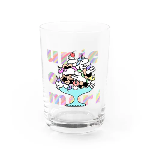 ユニコーン盛りパステル Water Glass