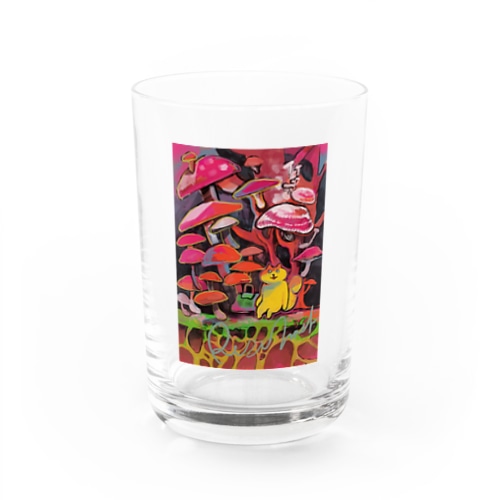 リジンスキーときのこ Water Glass