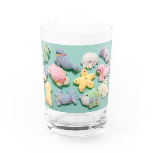 キラキラふわふわの海の赤ちゃんたち Water Glass