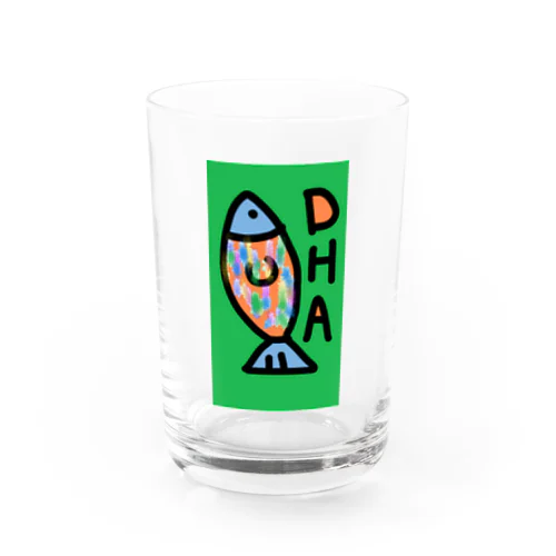 DHAは大事です Water Glass