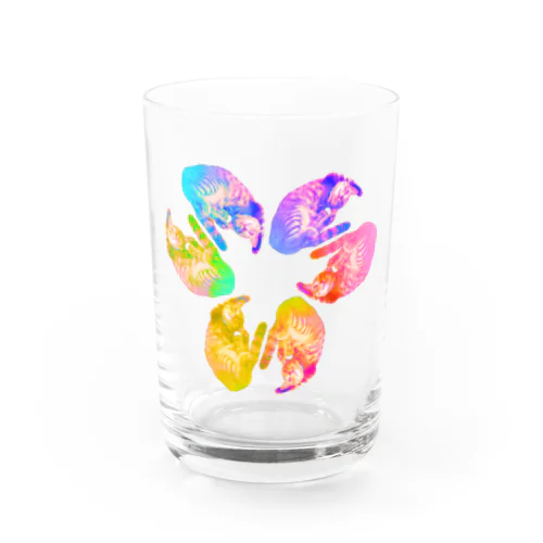 レインボーキジトラちゃん Water Glass