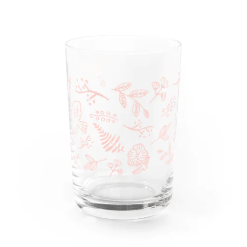 とりとおはな Water Glass