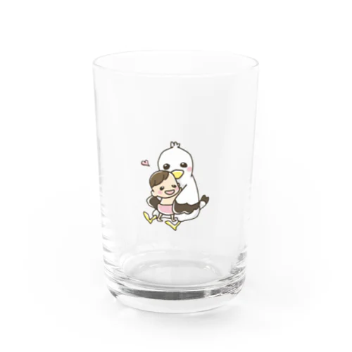 こうのとりっぴ Water Glass