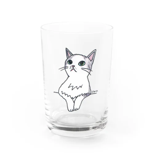 100nyans029.purucat Water Glass