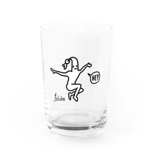 もやしくんHEY Water Glass