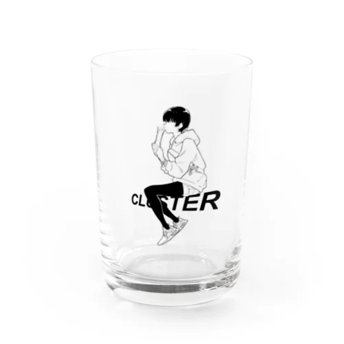 Cluster × 塀 8th anniversary Water Glass