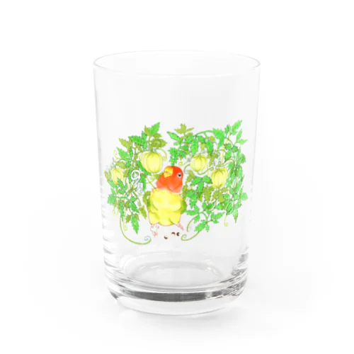 【コザクラインコ】枠なし9月のオピーチョ Water Glass