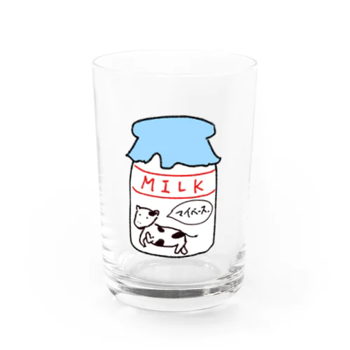 マイペースcowくん Water Glass