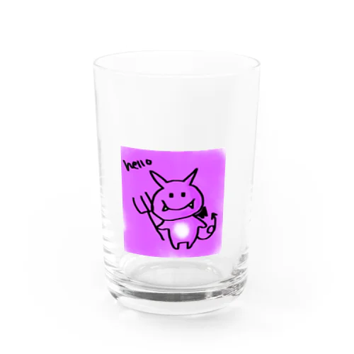 やさしいあくまさん Water Glass