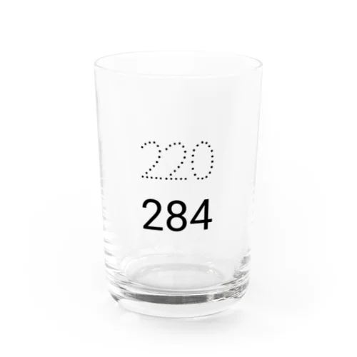 友愛数284 Water Glass