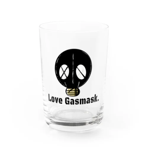 Love Gasmask. Water Glass