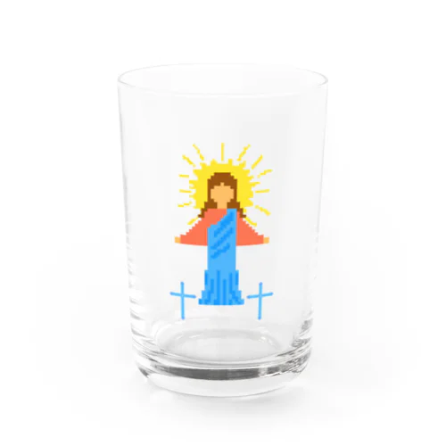 キリスト　ドット絵 Water Glass