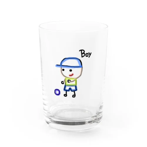 おとこのこ Water Glass