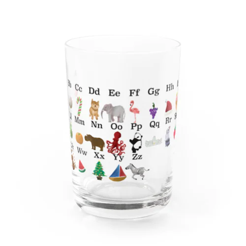 アルファベットチャートaタイプ Water Glass