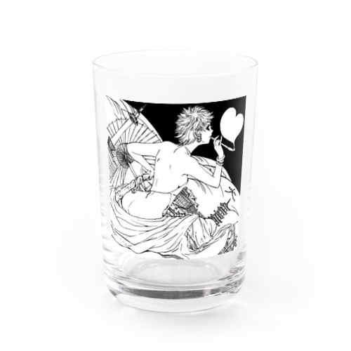 京田さんと京都タワー Water Glass