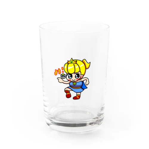 現場ダビコちゃん Water Glass