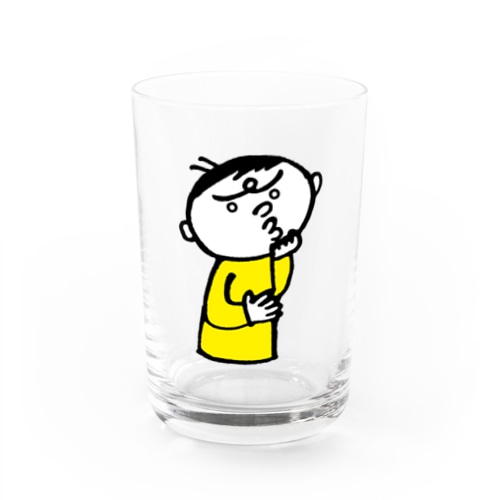 悩む男性 Water Glass