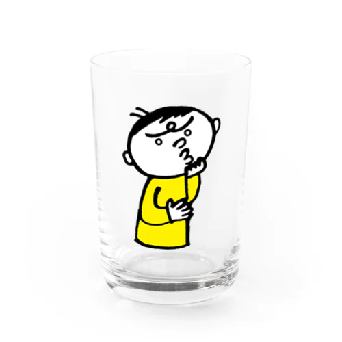 悩む男性 Water Glass